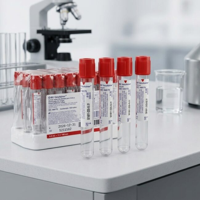 BD Vacutainer® – Tubos para Recolección de Sangre (100 Unidades)
