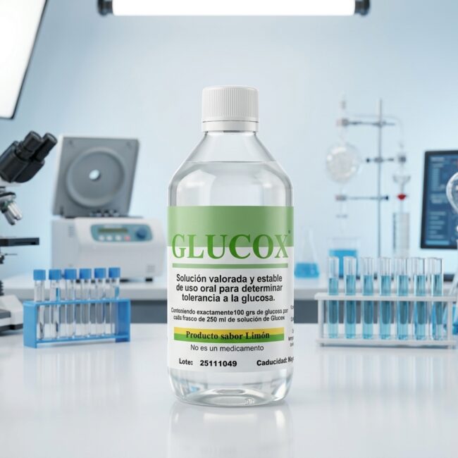 GLUCOX® – Solución de Glucosa para Curva de Tolerancia (250 mL)