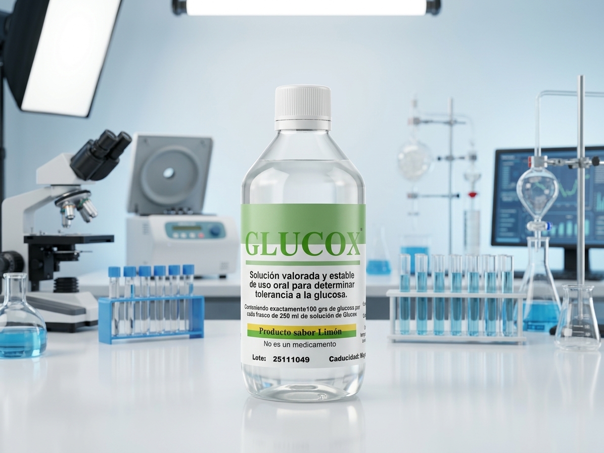 GLUCOX® – Solución de Glucosa para Curva de Tolerancia (250 mL)